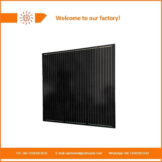 Panel solar semua hitam