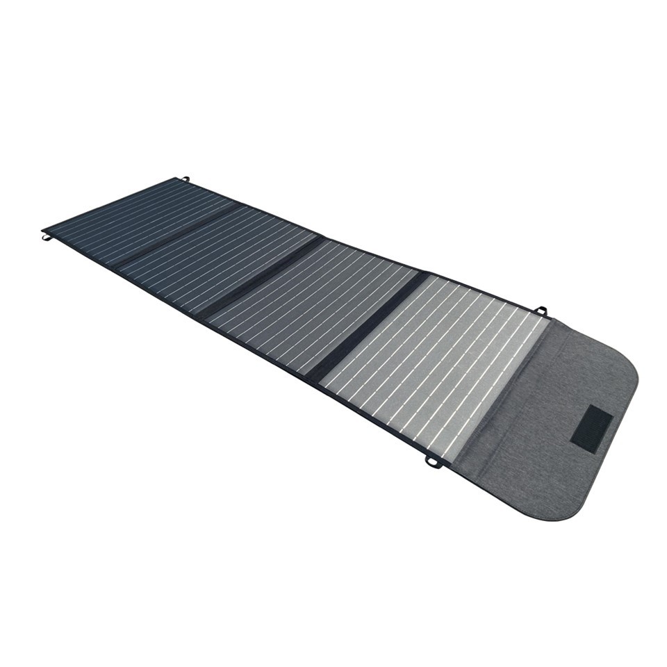 Panel solar lipat 100w dengan pendakap