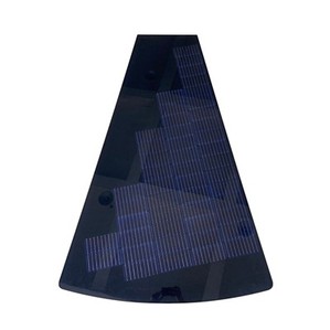 Panel solar bentuk kipas yang tidak teratur yang disesuaikan